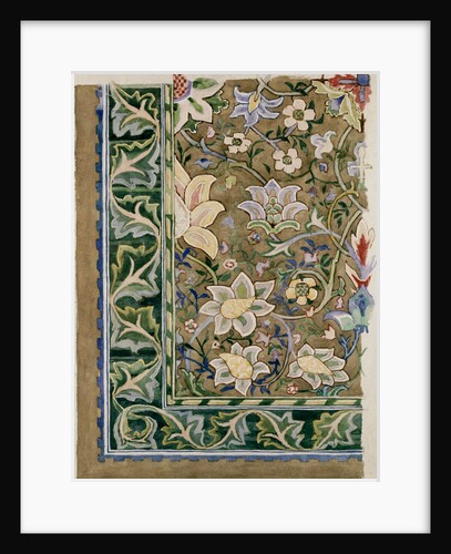 Carpet Design, detail by William Morris