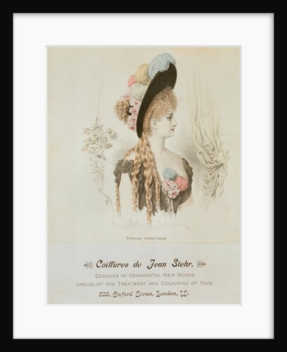 Model Wearing a Hat. France, 19th century by Anonymous
