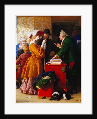 Choosing the Wedding Gown by William Mulready