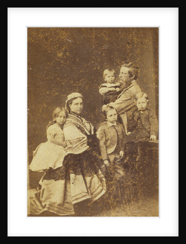 Princess Augusta and her family by Unknown