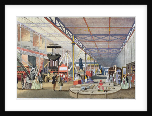 The Machinery Court at the Great Exhibition by Joseph Nash