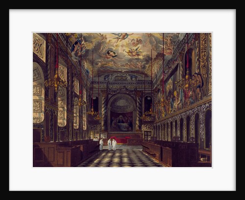 The Royal Chapel at Windsor Castle by Anonymous