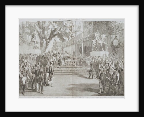 Inauguration of the Great Exhibition Building. England, 1851 by Anonymous