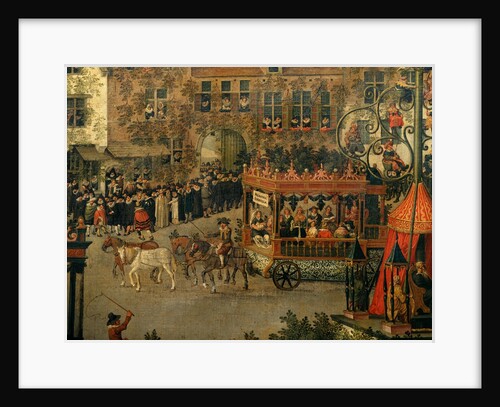 Procession of the Ommeganck at Brussels in 1615, detail by Denis Van Alsloot
