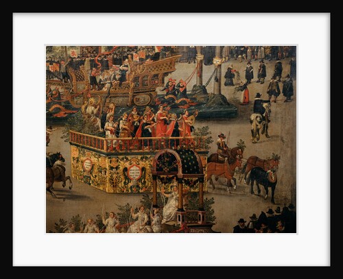 Procession of the Ommeganck at Brussels in 1615, detail by Denis Van Alsloot