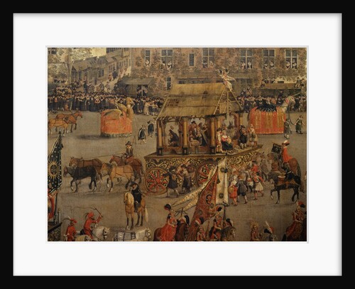 Procession of the Ommeganck at Brussels in 1615, detail by Denis Van Alsloot