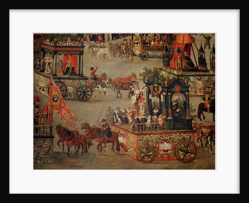 Procession of the Ommeganck at Brussels in 1615, detail by Denis Van Alsloot