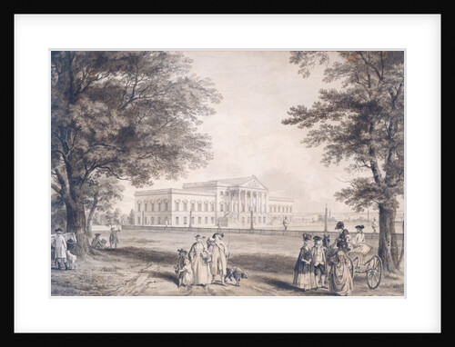 Exterior of Wanstead House, Essex by George Robertson