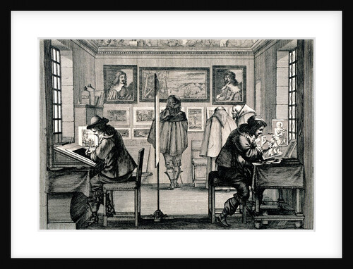 The Engraver's Workshop by F. Lippmann