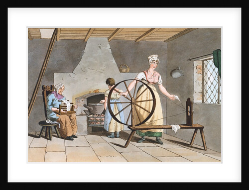 Woman Spining by George Walker