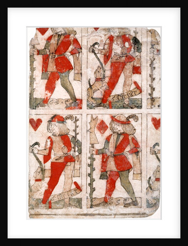 Uncut Playing Cards. France, early 16th century by Gilles Savouré