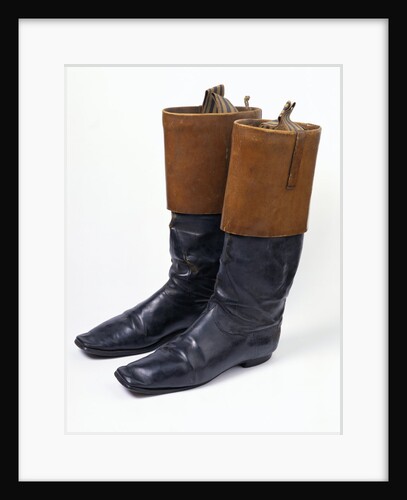 Pair of Top Boots. Great Britain, 1840s. by Unknown