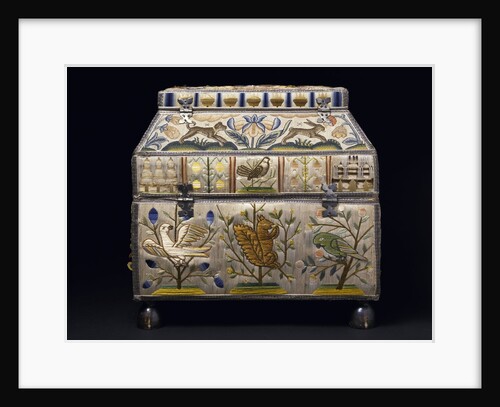 Martha Edlin's embroidered casket. England, 1671 by Martha Edlin