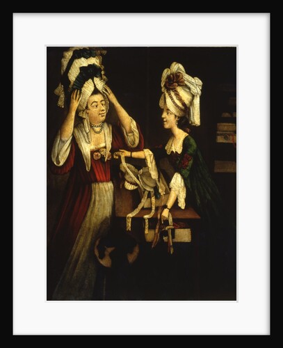 A Millaners Shop. England, late 18th century by William Humphrey