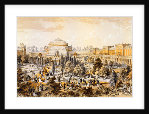 The Royal Albert Hall and The Horticultural Gardens by Unknown
