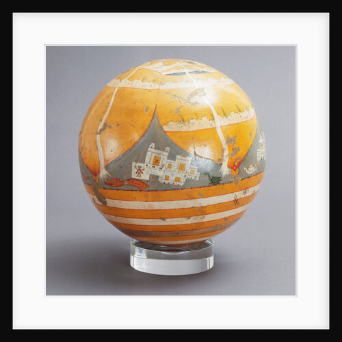 Terrestrial Globe. Orissa, India, 19th century by Unknown