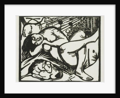 Sleeping Shepherdess by Franz Marc