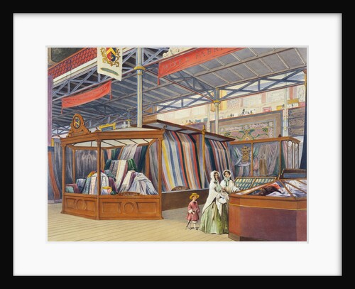 Bradford Court, the Textiles and Woollen section of the Great Exhibition. London, England, late 19th century by Unknown