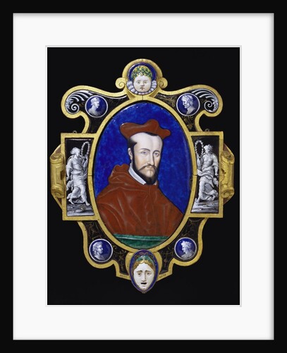 Enamel Plaque of Cardinal of Guise by Léonard Limosin