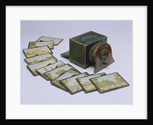 Optical toy, Polyorama Panoptique and slides. France, mid-19th century by Unknown