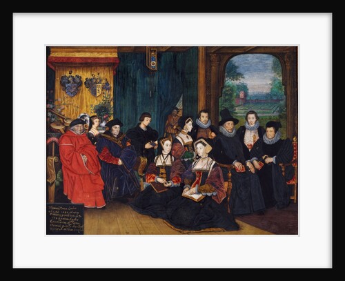 Sir Thomas More and family by Rowland Lockey
