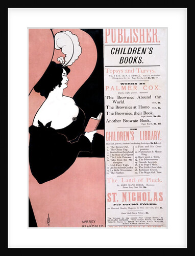 Poster by Aubrey Vincent Beardsley