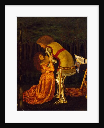 St. George's cabinet with scenes from the Legend of St. George by William Morris