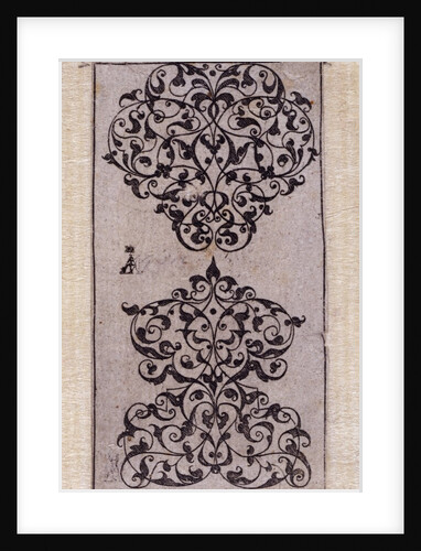 Moresque ornament design by Thomas Geminus