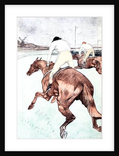 The Jockey by Henri-Toulouse Lautrec