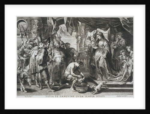 Queen Tomyras with the Head of Cyrus by Paulus Pontius