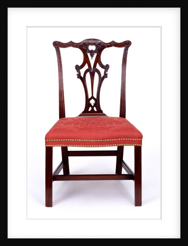Side Chair, after Thomas Chippendale. England, 1754-80 by Thomas Chippendale(senior)