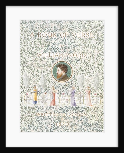 Title page of A Book of Verse by William Morris