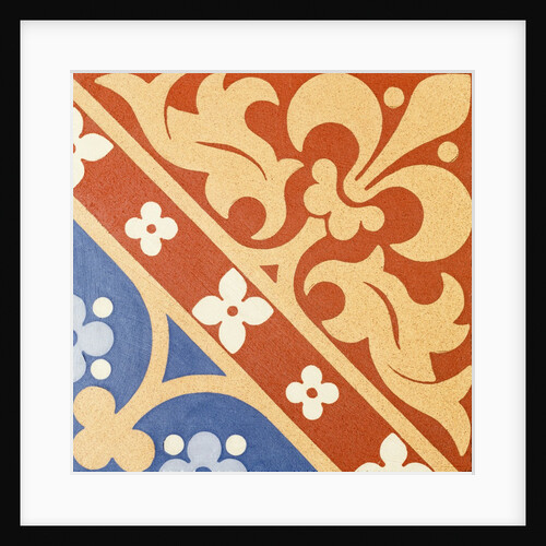 Encaustic tile. England, mid-19th century by Anonymous