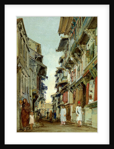 A Street in the Native Town by William Carpenter