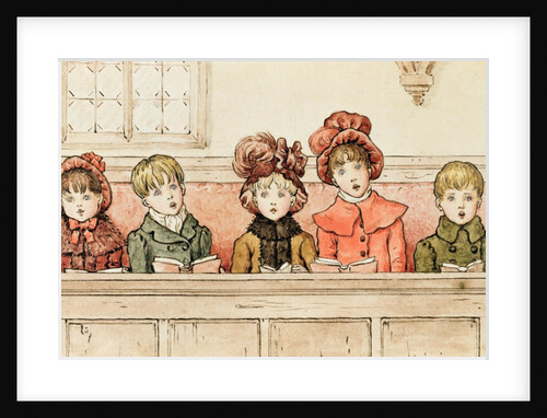 Children at Church by Kate Greenaway