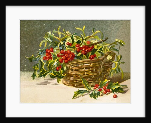 Christmas Card. England, 19th century by Anonymous