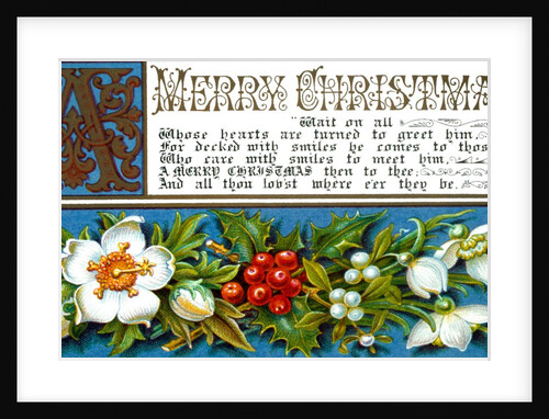 Christmas Card by C. Goodall & Son