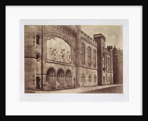 North Side of Quadrangle, Arundel Castle, Sussex by Benjamin Brecknell Turner