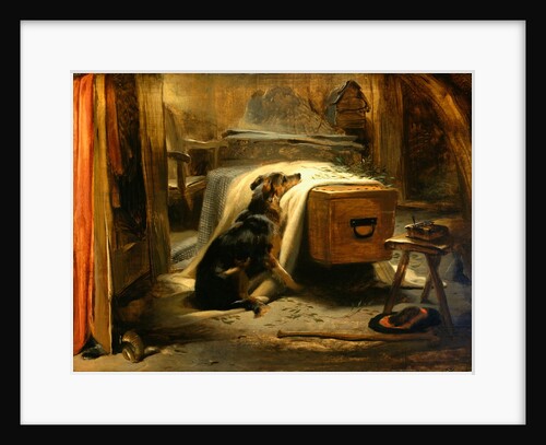 The Old Shepherd's Chief Mourner by Edwin Henry LandseerRA) (Sir