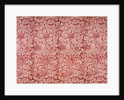 Bird and Anemone furnishing fabric by William Morris