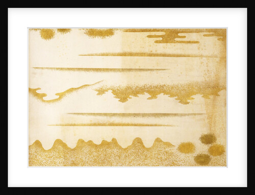 Gold landscape paper by Unknown