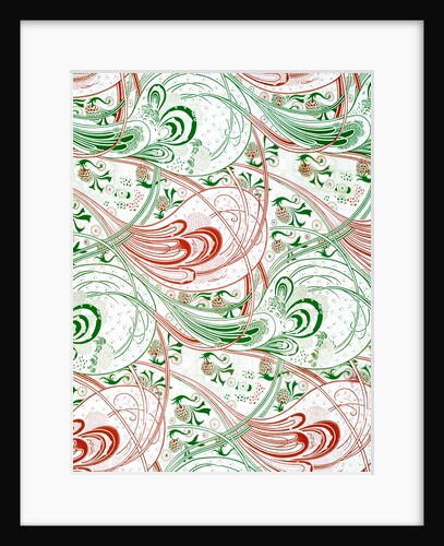 Printed Cotton Furnishing Fabric by Christopher Dresser