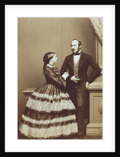 Queen Victoria and Prince Albert by John Jabez Edwin Mayall