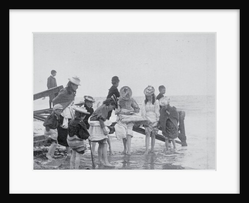Girls Paddling at Yarmouth Beach by Paul Martin