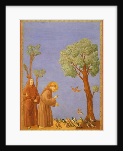 St.Francis Preaching by Edward Kaiser