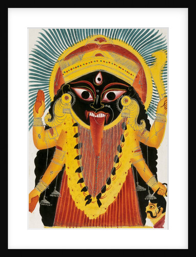 The Goddess Kali. Calcutta, India, 1845. by Unknown