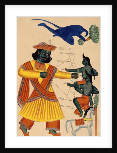 Rana and Hanuman by Unknown