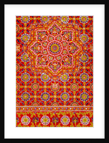 Indian embroidery, from Industrial Arts of The Nineteenth Century by Matthew Digby Wyatt