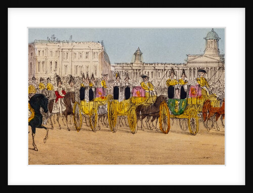 The Queen's Coronation Procession. London, England, 1838 by Joseph Robins