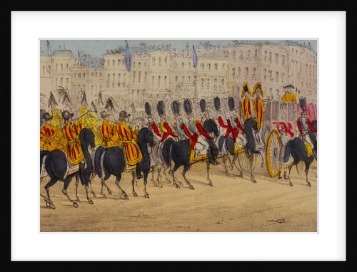 The Queen's Coronation Procession. London, England, 1838 by Joseph Robins
